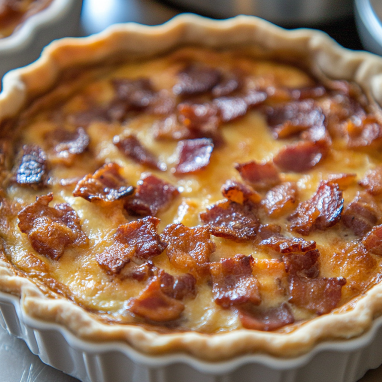 Bacon Cheese Quiche11