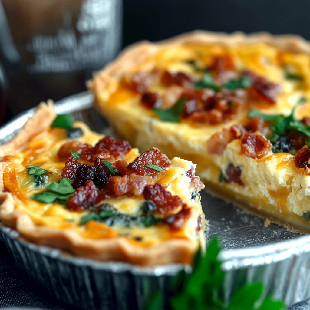 Bacon Cheese Quiche33