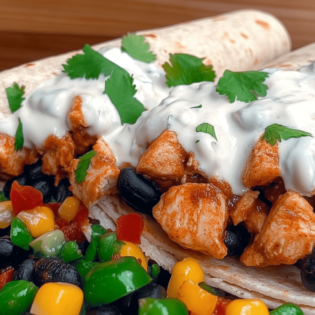 Chicken Enchilada Burrito22