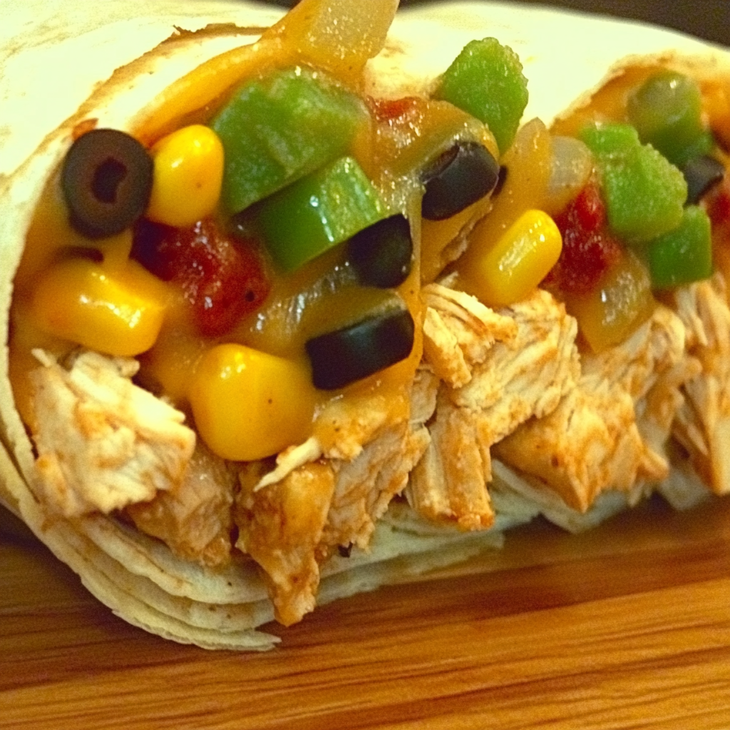 Chicken Enchilada Burrito33