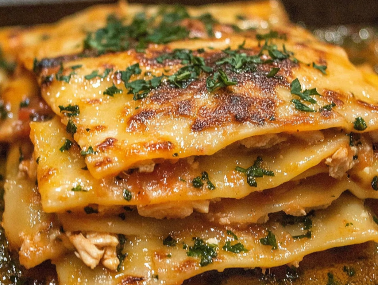 u9244396825 Chicken Lasagna Recipe chaos 10 ar 43 weird e088bcf3 5d29 4213 98aa 40e7f7e7f1fc 2- Easy 3-Layer Chicken Lasagna Recipe for a Delicious Meal