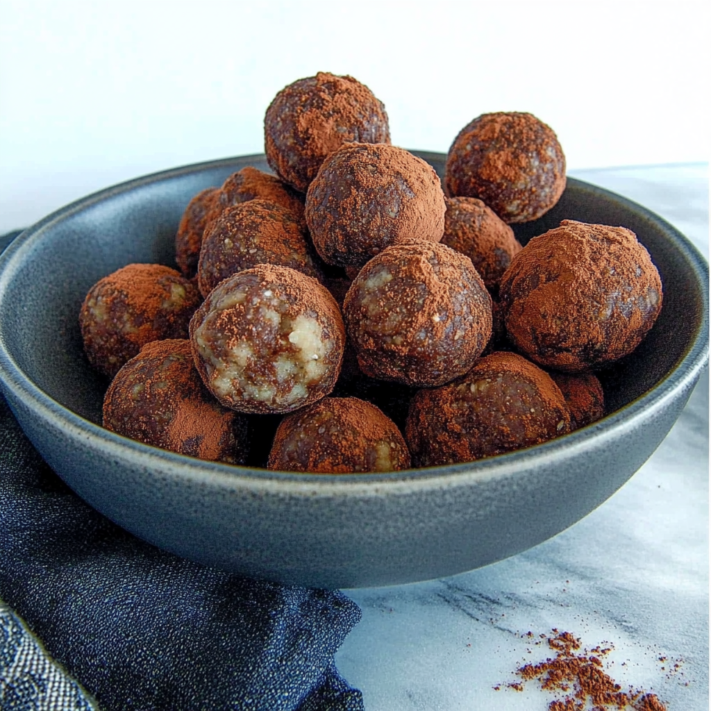 Chocolate Peanut Butter Protein Balls22