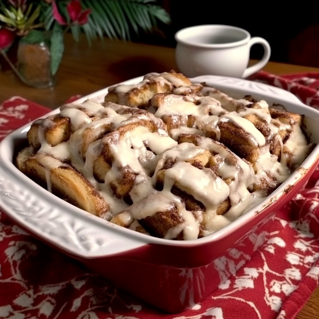 Cinnamon Roll Breakfast Casserole22