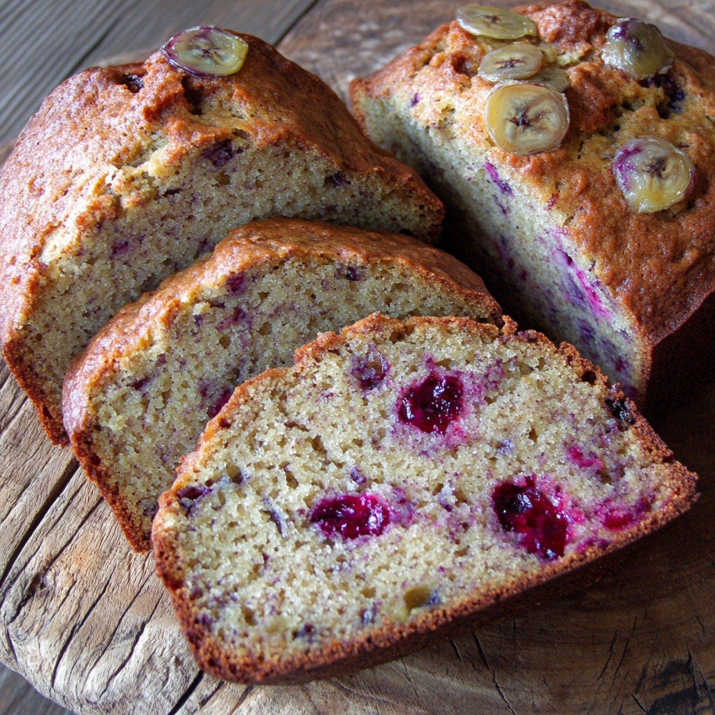 Cranberry Banana Bread2