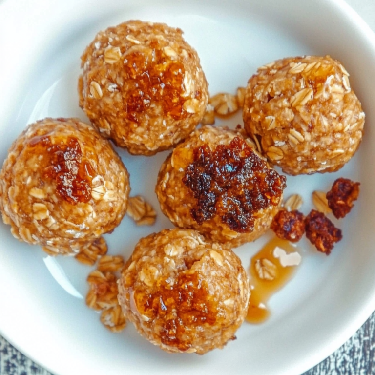 Peanut Butter Oatmeal Balls11