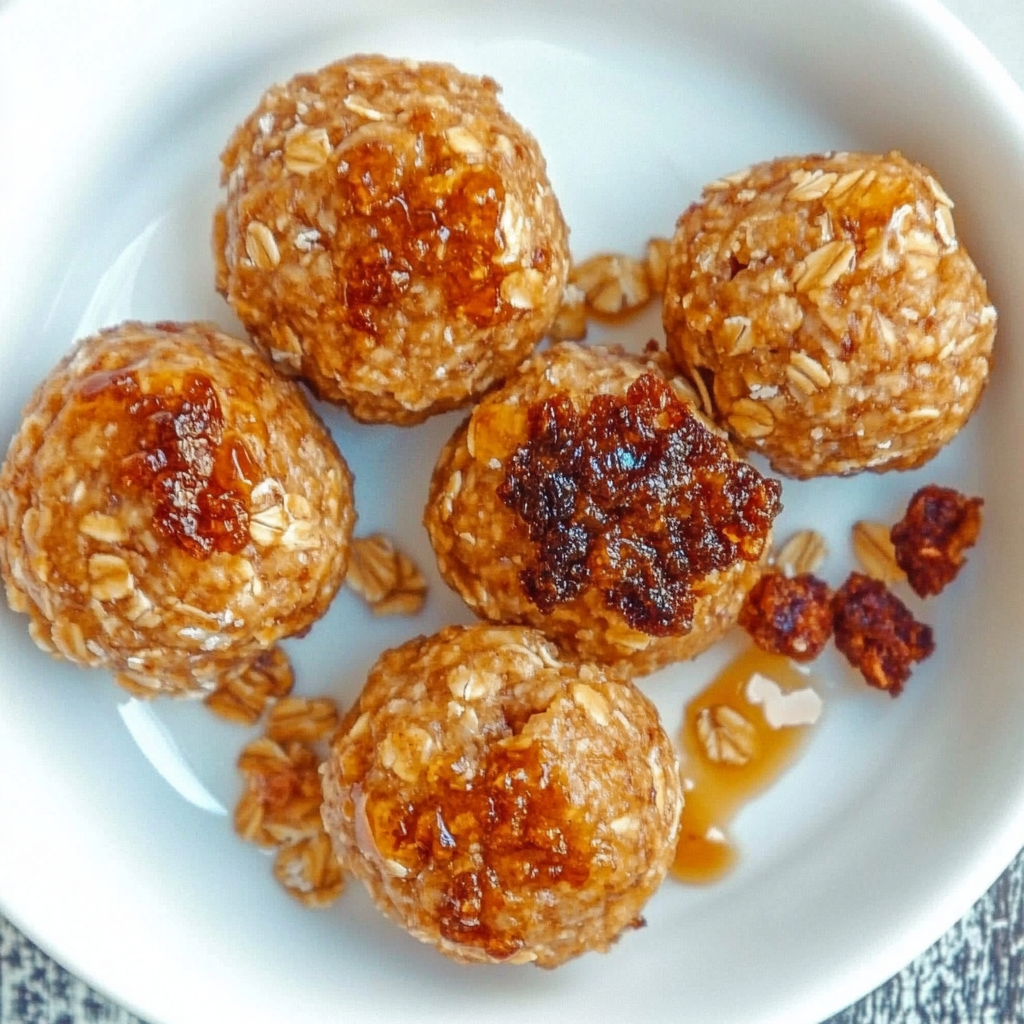 Peanut Butter Oatmeal Balls11
