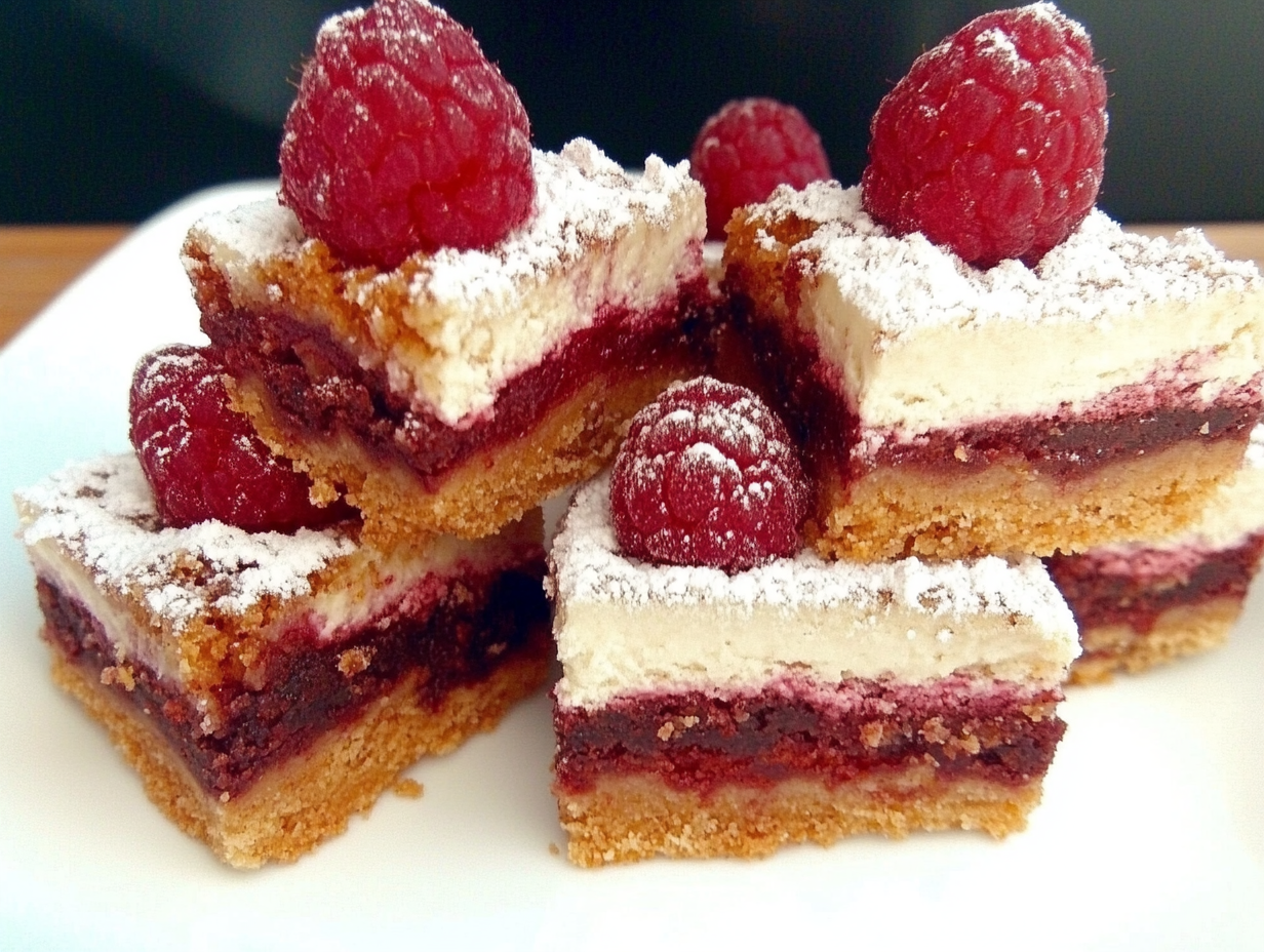  Raspberry Lemon Bars