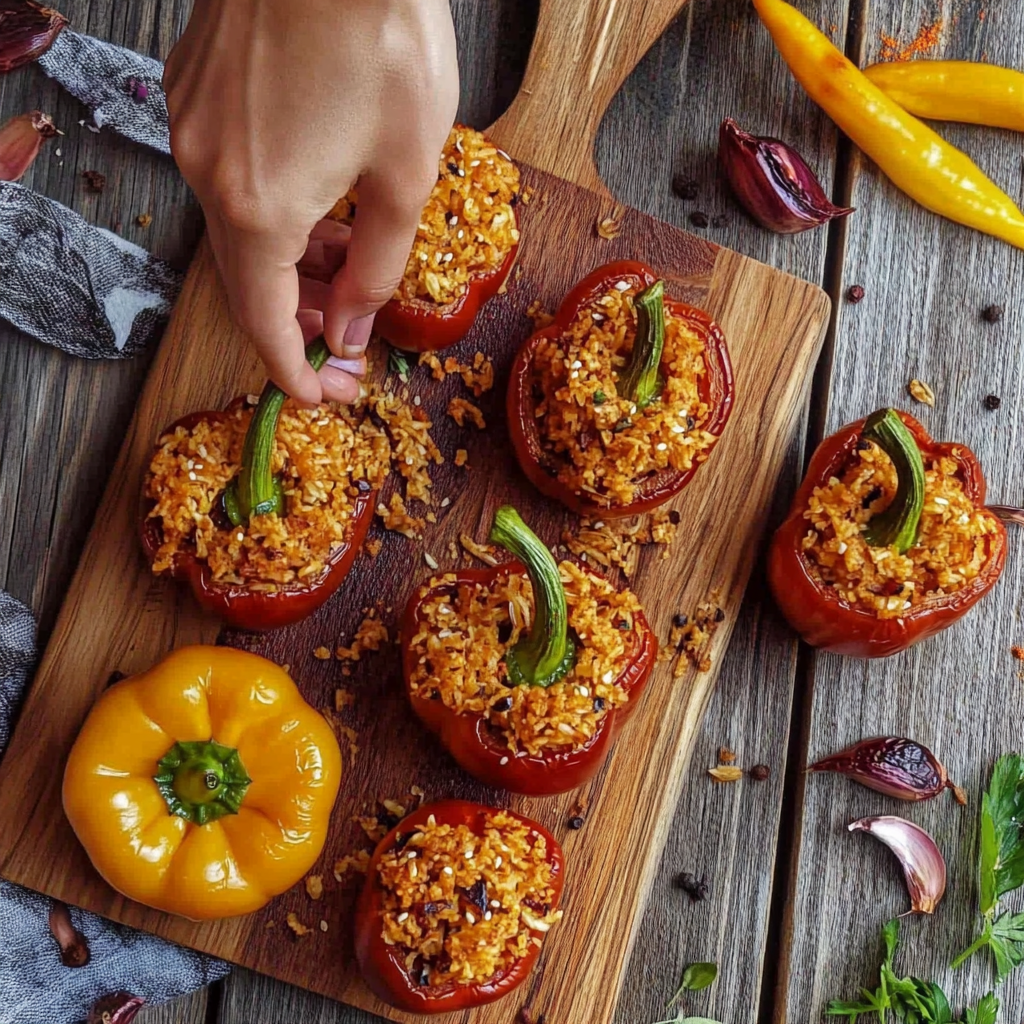 Vegan Stuffed Peppers22