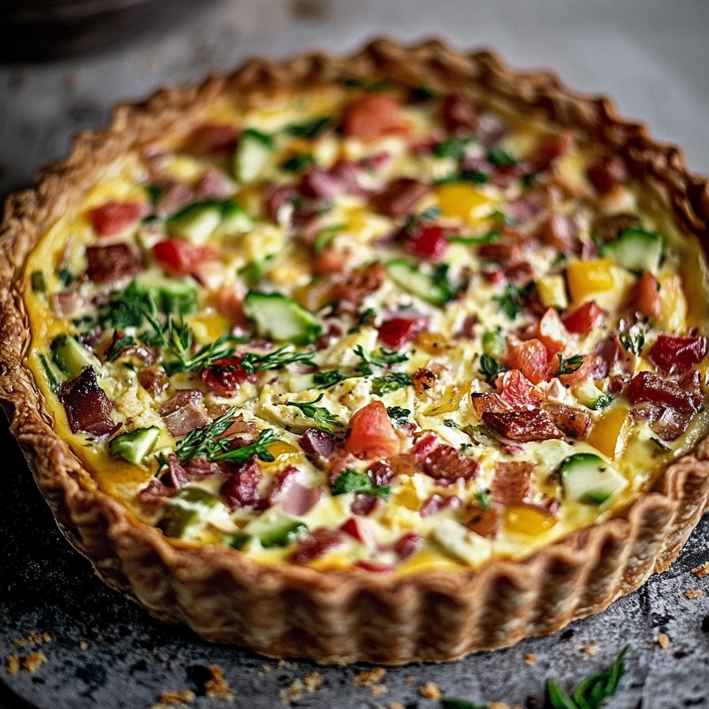 Vegetarian Quiche22