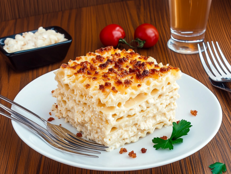 Easy 6-Layer Chicken Alfredo Lasagna Recipe