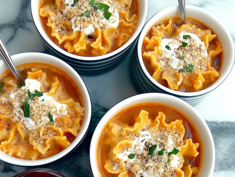 Easy Chicken Lasagna Soup: A Comforting One-Pot Recipe