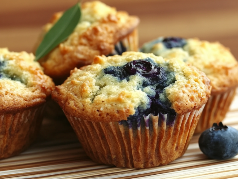 Lemon Blueberry Muffins: Moist, Tangy, and Sweet
