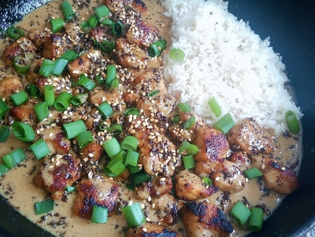 peanut butter chicken'4