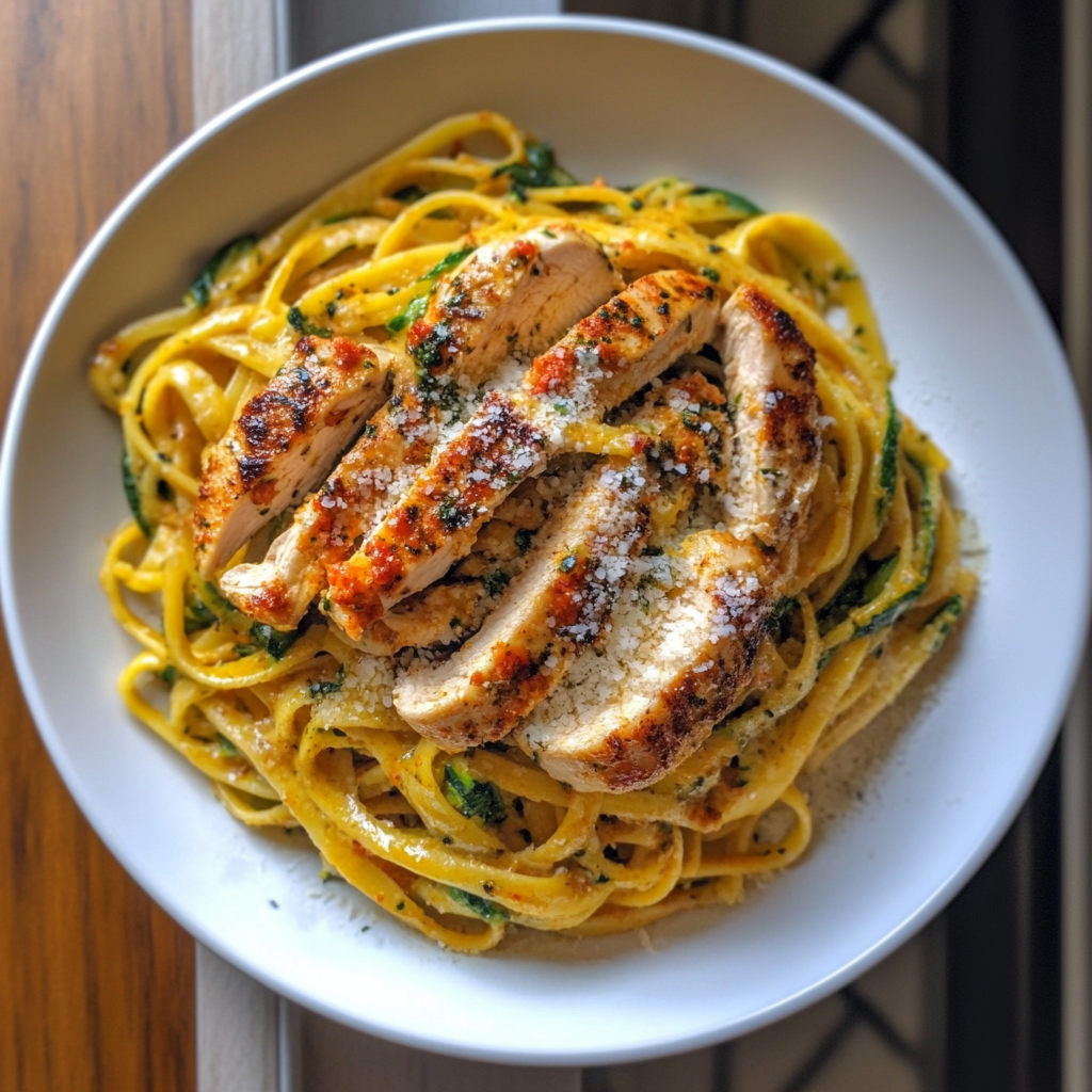 Bruschetta Chicken Pasta with fresh tomatoes, grilled chicken, and basil served over penne – a healthy Italian chicken pasta dish.3