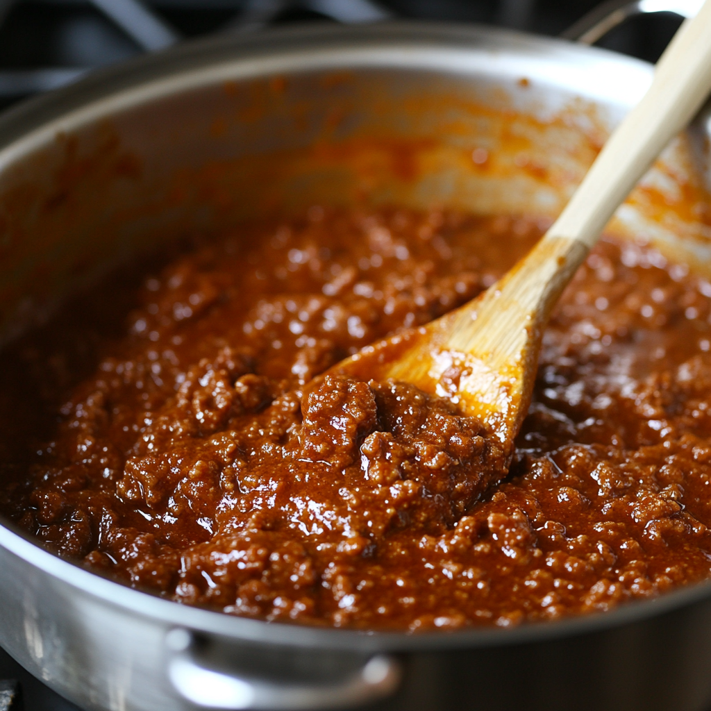 A bowl of authentic Bolognese sauce served over tagliatelle pasta, showcasing the traditional Italian meat sauce recipe.3