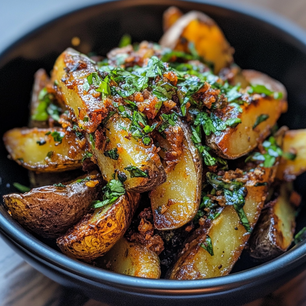Golden and crispy potato wedges served with dipping sauces — the best potato wedges recipe for a perfect homemade snack.3